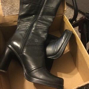 Black Tall Sexy Bakers Boots